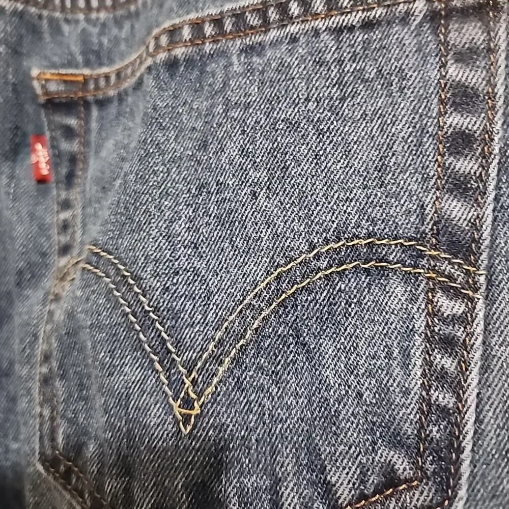 Levis 505 Jeans Men’s 36x30 Regular Fit Straight Leg Light Wash Mid Rise